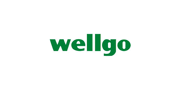 Logo Wellgo, symbolisant la collaboration de Linbo Transportation Tech avec la marque réputée connue pour ses pédales et composants de vélo de haute qualité.